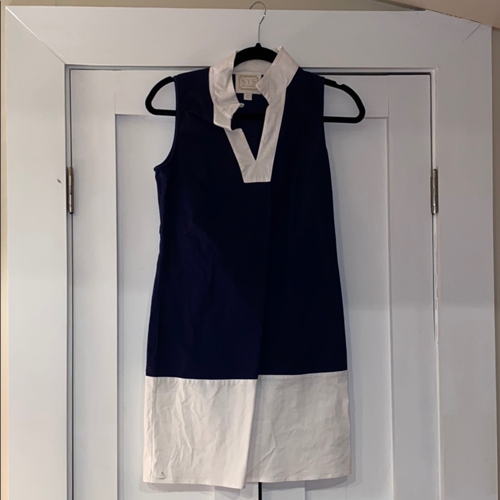 Sail to sable cotton poplin dress XS